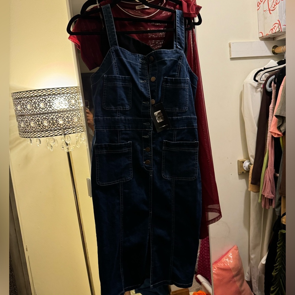 Fashion nova denim dress